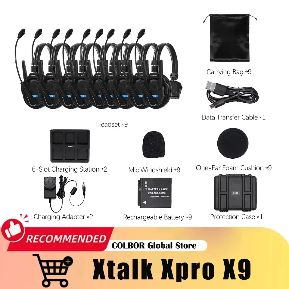 Synco-xtalk-ワイヤレスインターホンシステム,Boradcast用のリモート