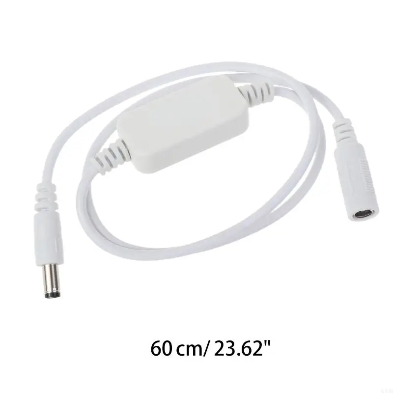 634B 5V-15V 5.5x2.1mm جهاز التوجيه/إعادة التشغيل 24 ساعة إعادة تشغيل الكابل تلقائيًا 60 سم