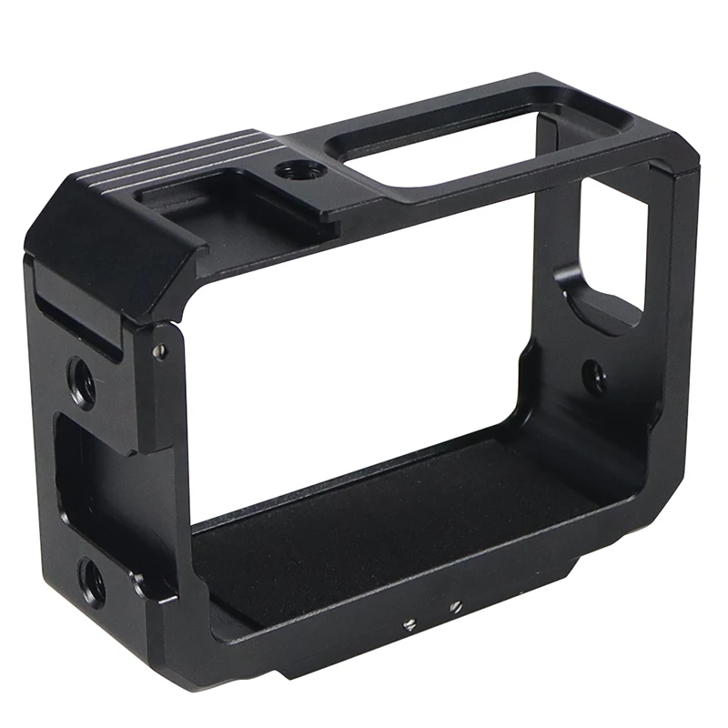 Aluminium-Schutzkäfig Rig 1/4 magnetischer Stativadapter Kaltschuhhalterung für Insta360 One R / RS Action-Kamera, erweiterter Rahmen – Detail 17