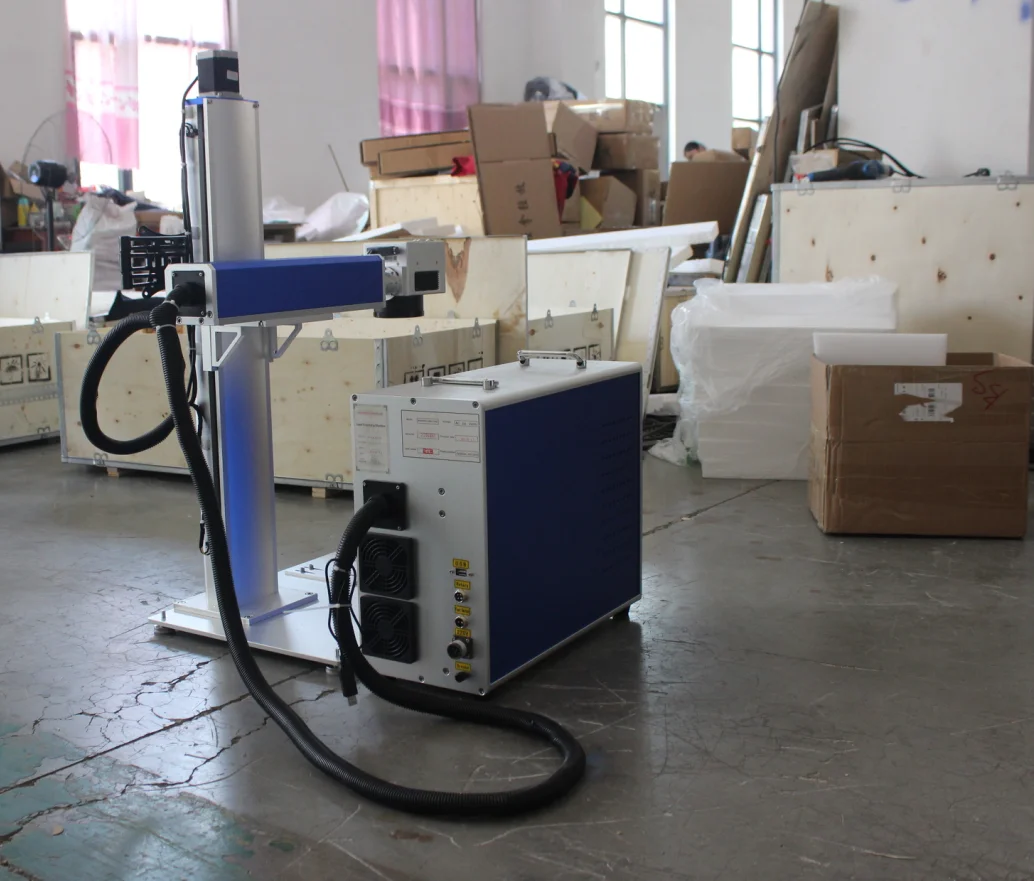 

Raycus Fiber Laser Flying Marking Machine for Metal Stainless Steel Copper Aluminum 30W