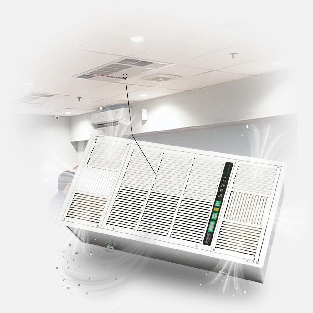 

Cigar Bands Ceiling Mounted Smoke Eater air Purifier HB-D-X150 Ceiling Smoke Eater