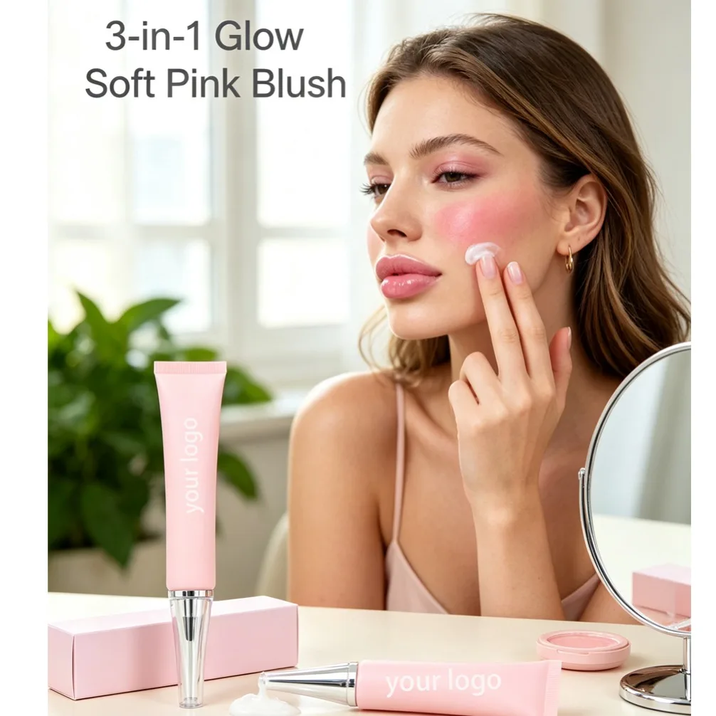 

Waterproof Long Lasting Matte Temperature Changing Blush Liquid Private Label Custom Logo Vegan Makeup Wholesale Beauty Supply