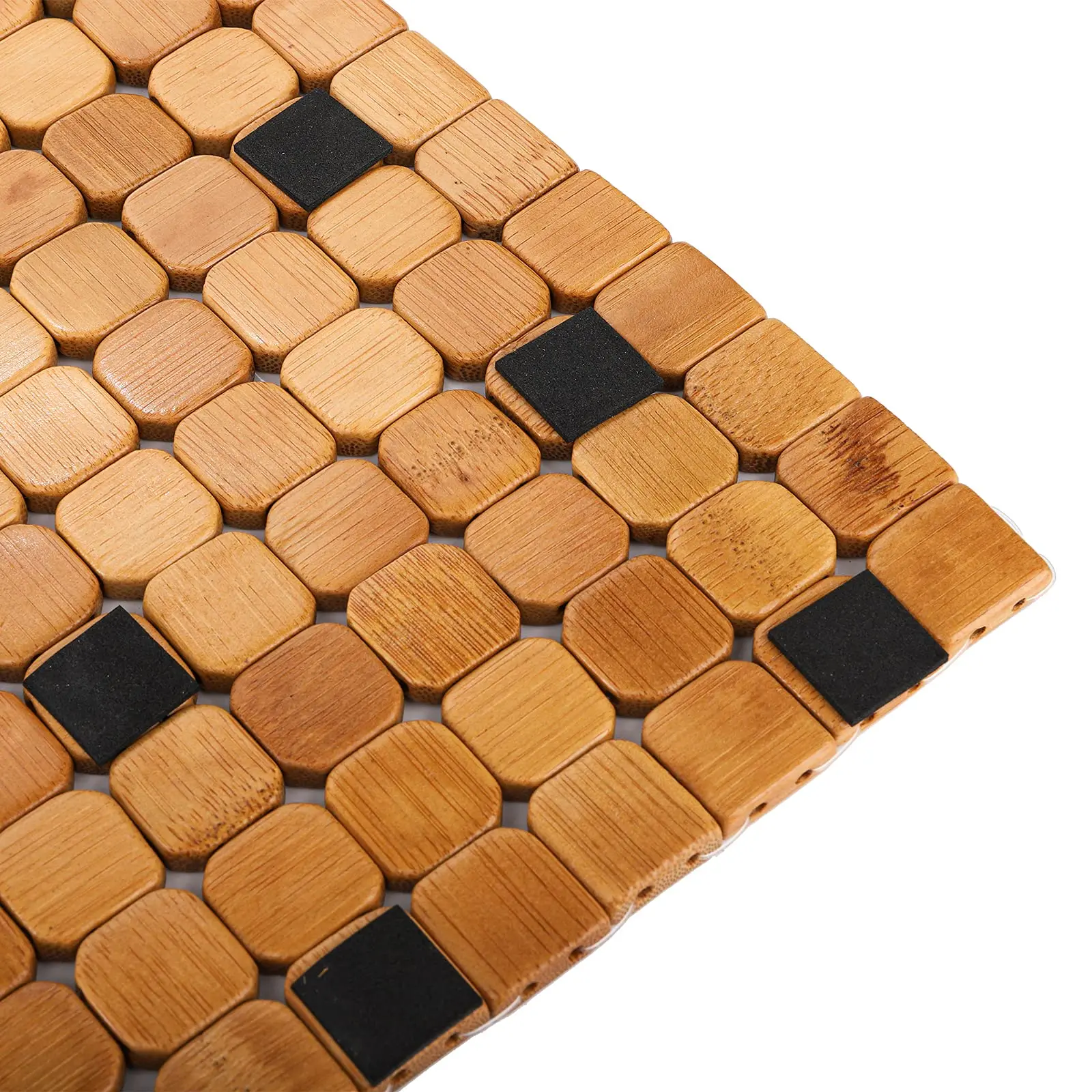 Bathroom Bamboo Mat, Bamboo Shower Rug, Toilet Doormats for Shower Doorsteps, Sauna, Tub