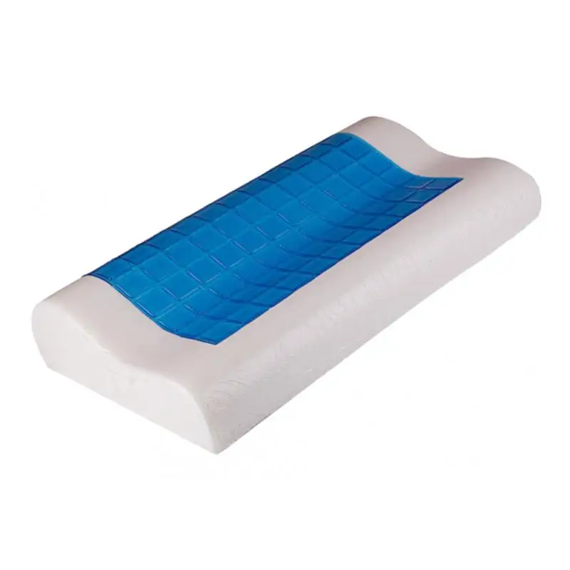 Cooling Gel Pillow Ergonomic Memory Foam Cervical Neck Pillow Orthopedic Pillow for Sleep for Back Side Stomach Sleepers