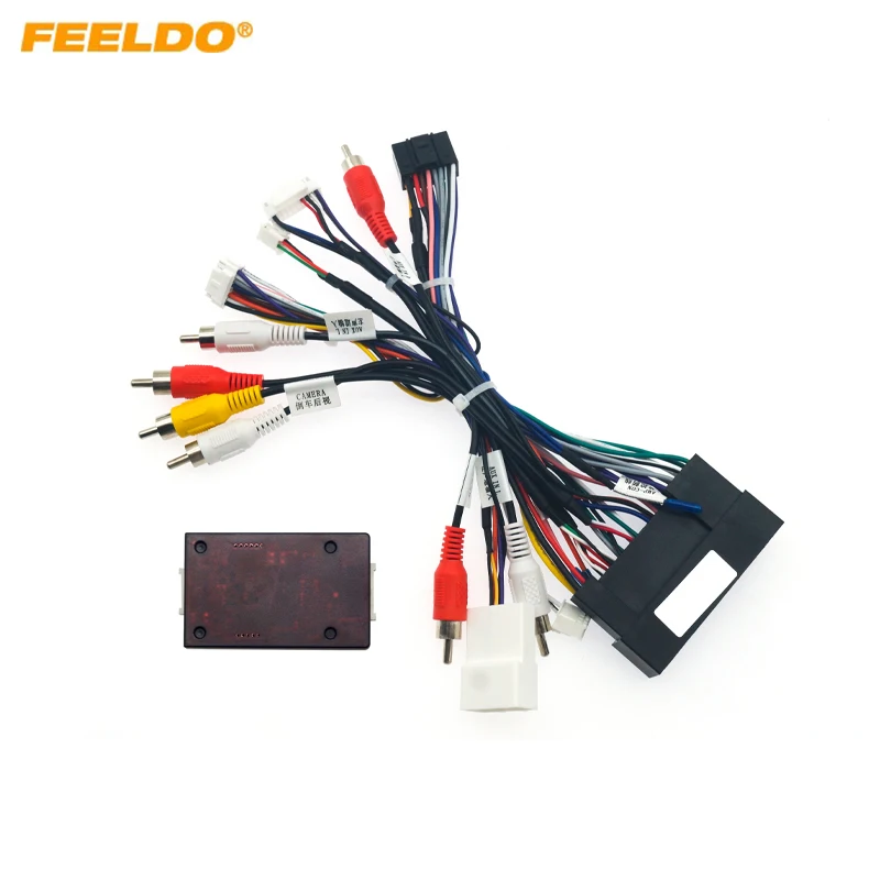 

Автомобильный 16-контактный стерео жгут проводов с поддержкой Canbus для Hyundai Elantra/SantaFe/IX45/K3