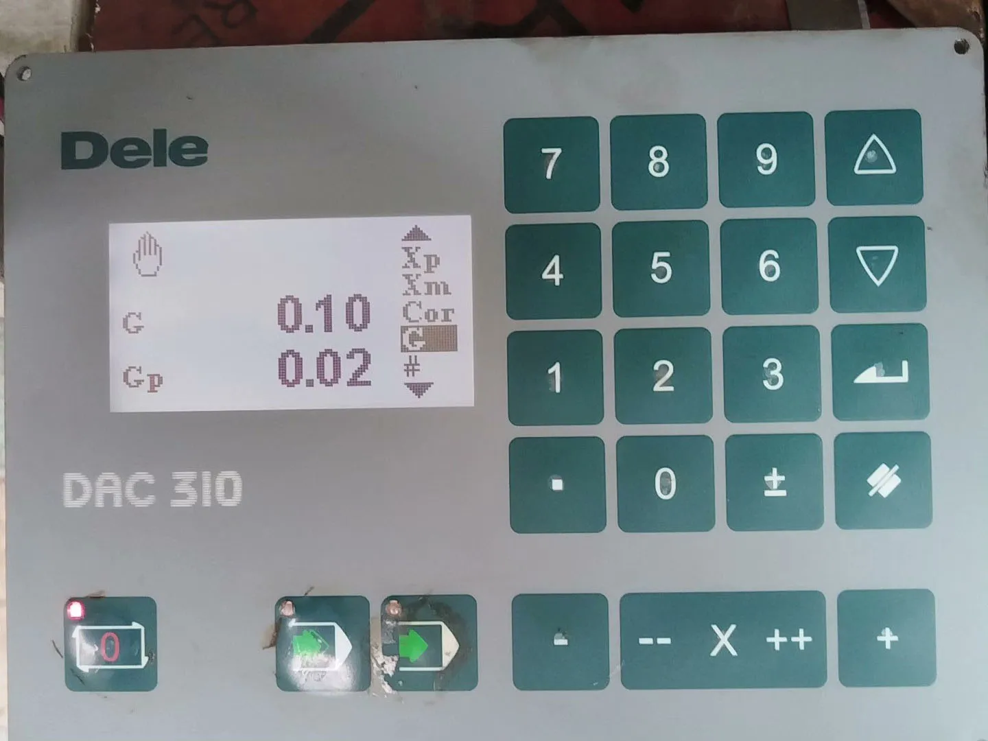 Delem DAC-310용 DAC-310 HMI 화면