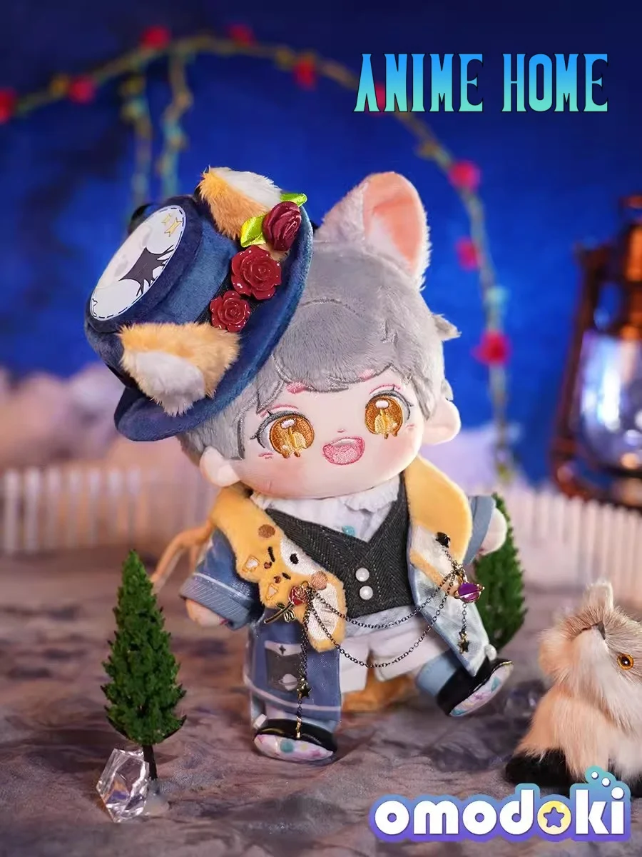 

Original Handsome Cool Boy Fox 20cm Doll Toy Body Plushie Clothes Outfit Cosplay OM Gift Cute Lovely