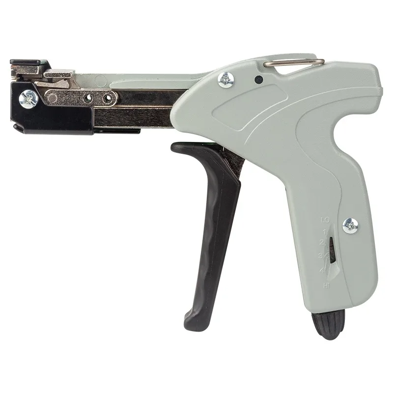 مسدس ربط كابل من الفولاذ المقاوم للصدأ ذاتي القفل-أداة تعبئة بحرية أوتوماتيكية مع شداد وكماشة ربط كابل للتثبيت #2