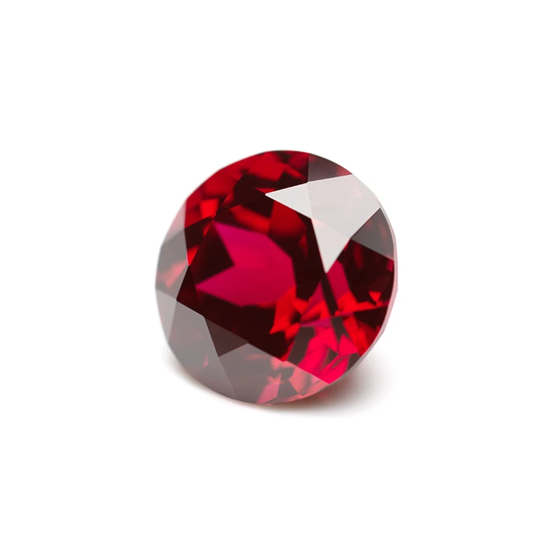 مختبر نمت روبي قطع مستديرة حمامة الدم الأحمر اللون عالية الجودة DIY بها بنفسك حُليات المجوهرات صنع المواد الرئيسية شهادة AGL قابلة للاختيار #3