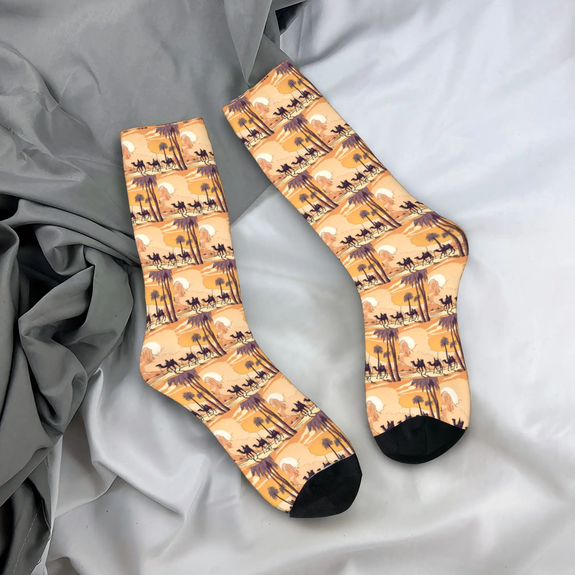 3 calcetines de camelos Harajuku medias súper suaves calcetines largos para todas las estaciones accesorios para hombre mujer regalos