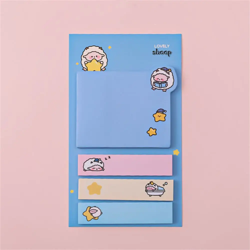

80 Sheets Cute School Supplies N Times Animal Stationery Planner Stickers Bookmark Sticky Notes Memo Pads