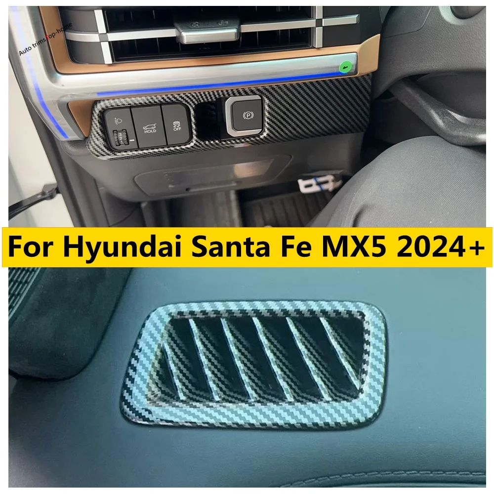 

Head Light Lamp Control Button Air Conditioning Outlet AC Vent Cover Trim Fit For Hyundai Santa Fe MX5 2024 2025 Car Accessories