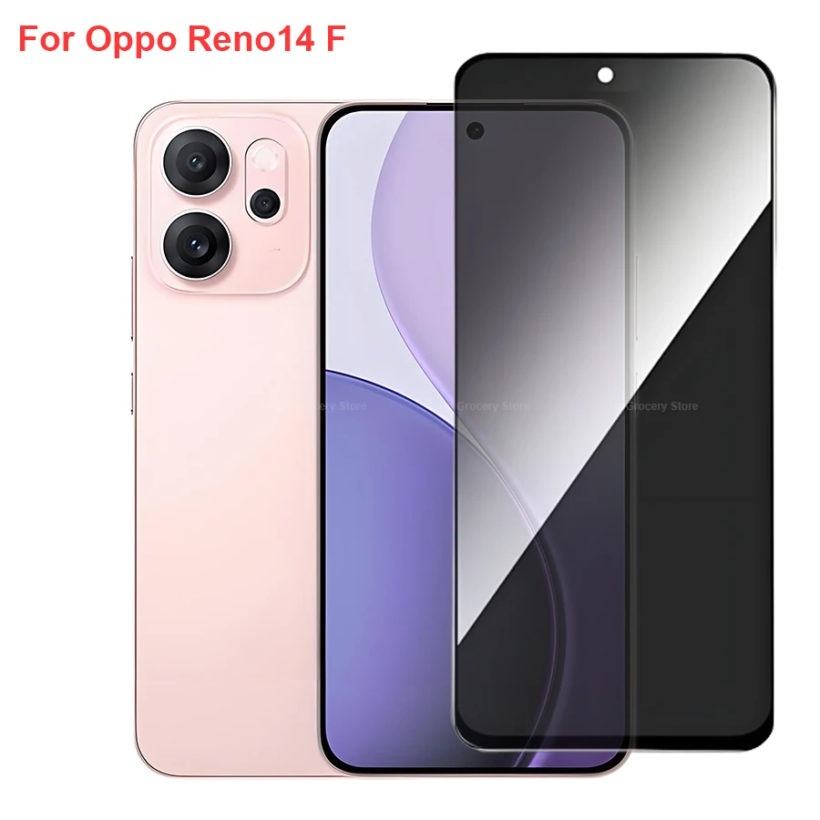 

Для Oppo Reno14 F антишпионская защитная пленка из закаленного стекла, совместимая с Oppo Reno14F, полное покрытие, пленка для телефона