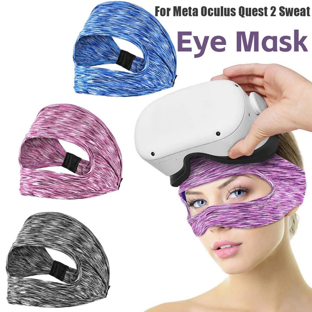 VR Accessoires Oogmasker Cover Ademende Zweetband Padding met Virtual Reality Headset Voor Meta Quest 2 1/Meta Quest 3 Pro