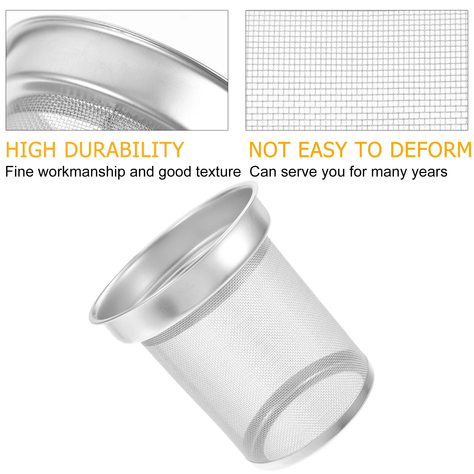 

Tea Pot Accessories Metal Filter Insert High Durability Fine Craftsmanship Practical for All Occasions Teapot Infuser Insert