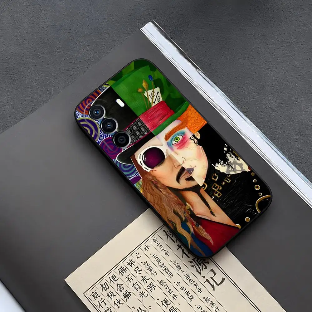 Johnny Depp Character Collage Phone Case Fundas For Huawei P50 Lite P30 P40 P20 P10 Mate 40 60 Pro Plus Psmart Z 6 7 9 Shell