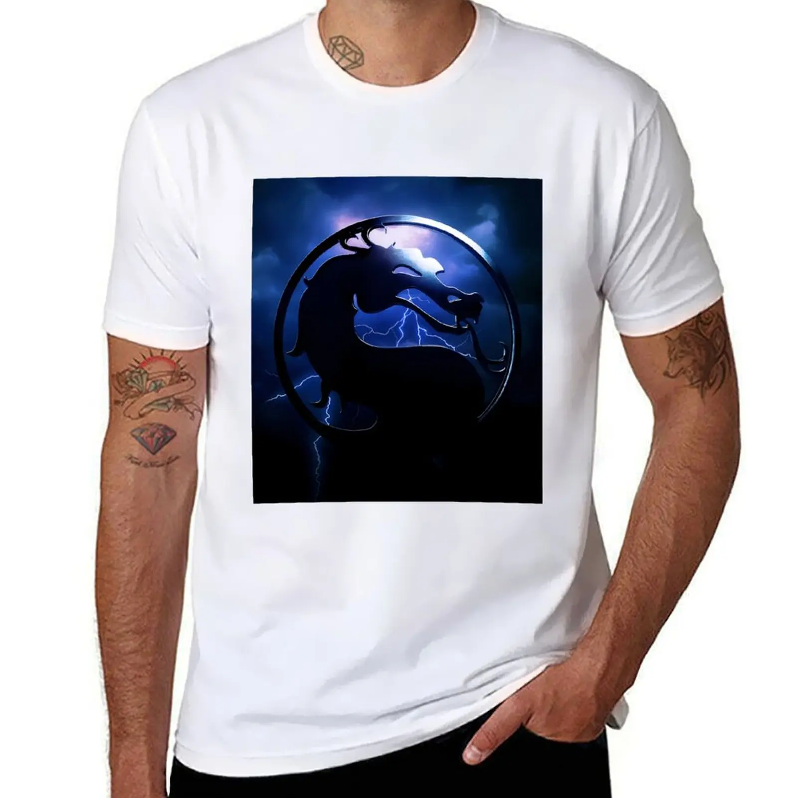 

Mortal Kombat II - Logo Remastered T-Shirt man t shirt designer anime tshirt T-Shirt
