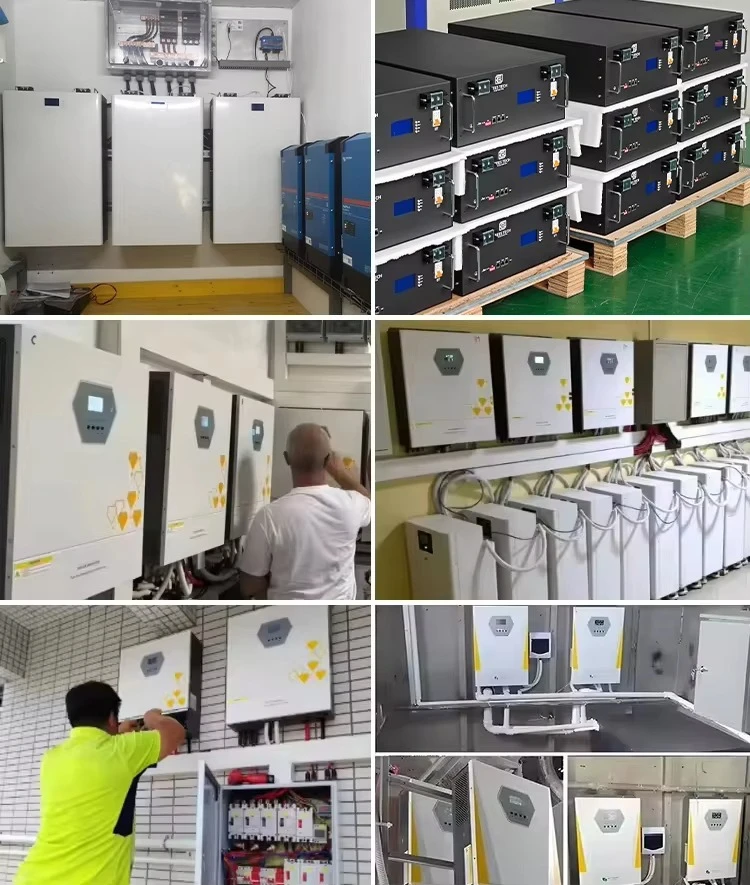 6.2KW 8KW 9.6KW 10KW 11KW 110V 230V النظام الشمسي الهجين مع عاكس MPPT ونظام الطاقة الشمسية ببطارية ليثيوم Lifepo4 #5