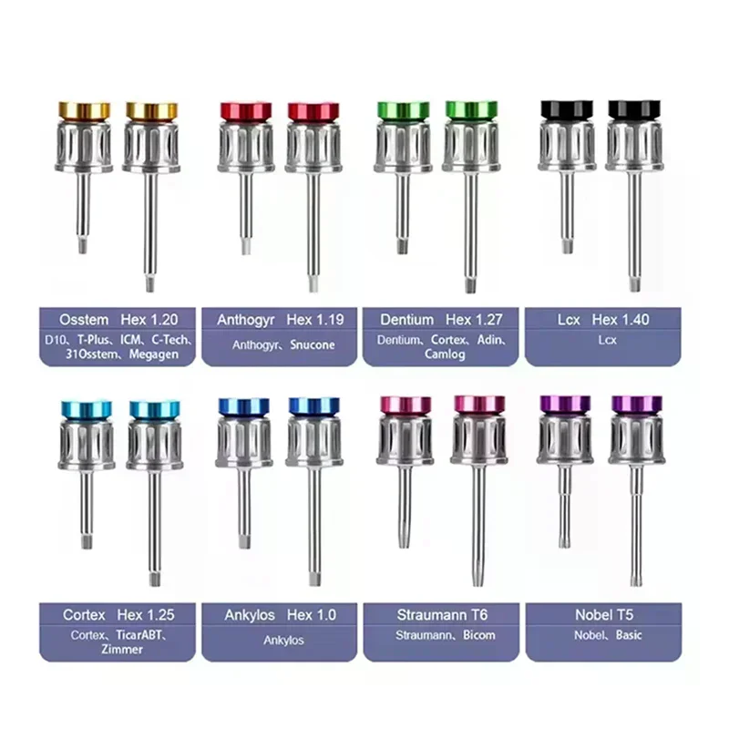 /ACR/Dental Universal Implant Torque Long Short Screwdrivers For  Dentium Nobel Ankylos Prosthetic Screw Driver Torque 2Pcs