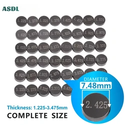 오토바이 조정 가능한 밸브 개스킷 심, 완전한 밸브 심 캠, 혼다 스즈키 야마하 가와사키 1.20-3.50 1.225-3.475, 7.48mm