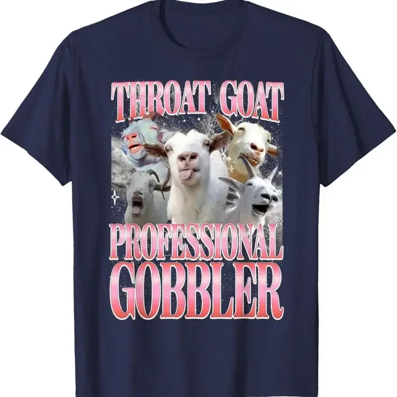 Throat Goat Professional Gobbler Adult Humor Bootleg Y2K T Shirt