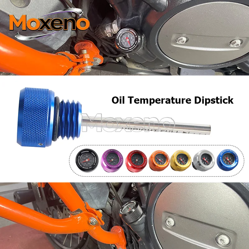 Easy‑Grip Oil Dipstick With Real‑Time Oil Temperature And Low‑Oil Level Indicator For Harley Pan America CVO ST Sportster S