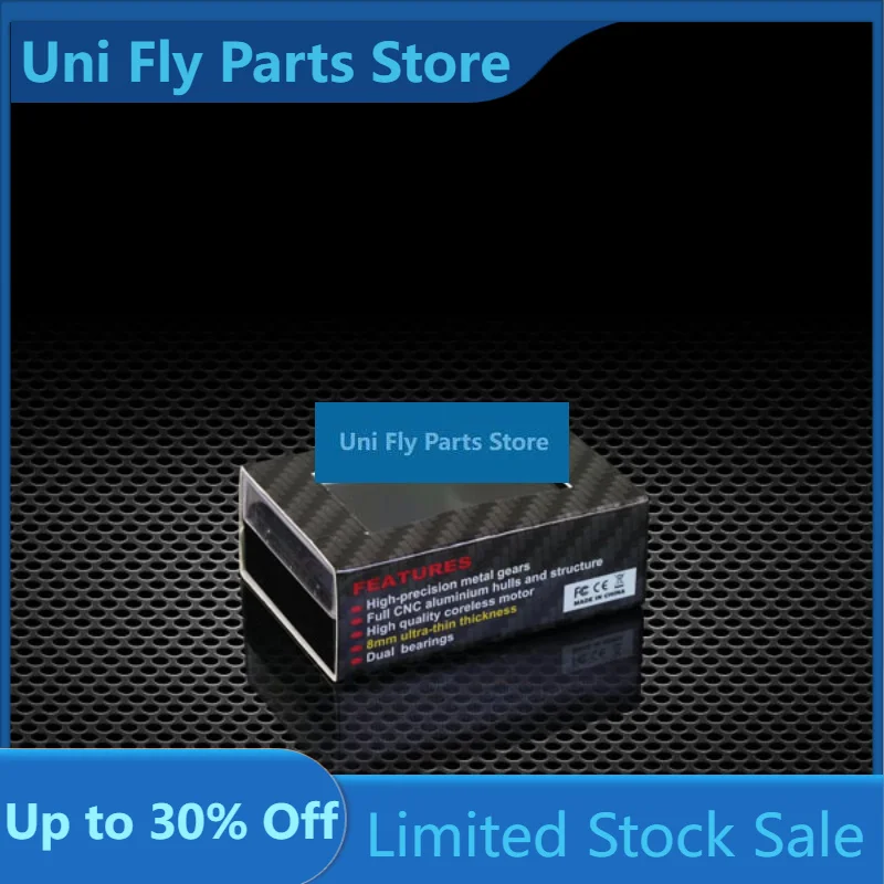 UniFlyKingmax CLS0309WH/V High Perf Digital Metal Gears Micro Wing Servo 8.6g 4.5kg Precision CNC Aluminum Thin Dual Bearings