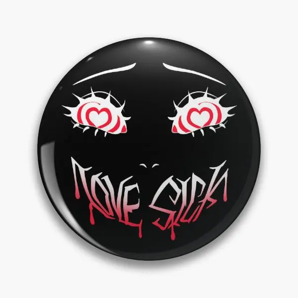 Yandere Love Sick Aesthetic Eyes Horror  Soft Button Pin Collar Gift Women Cute Creative Cartoon Clothes Lapel Pin Decor Funny