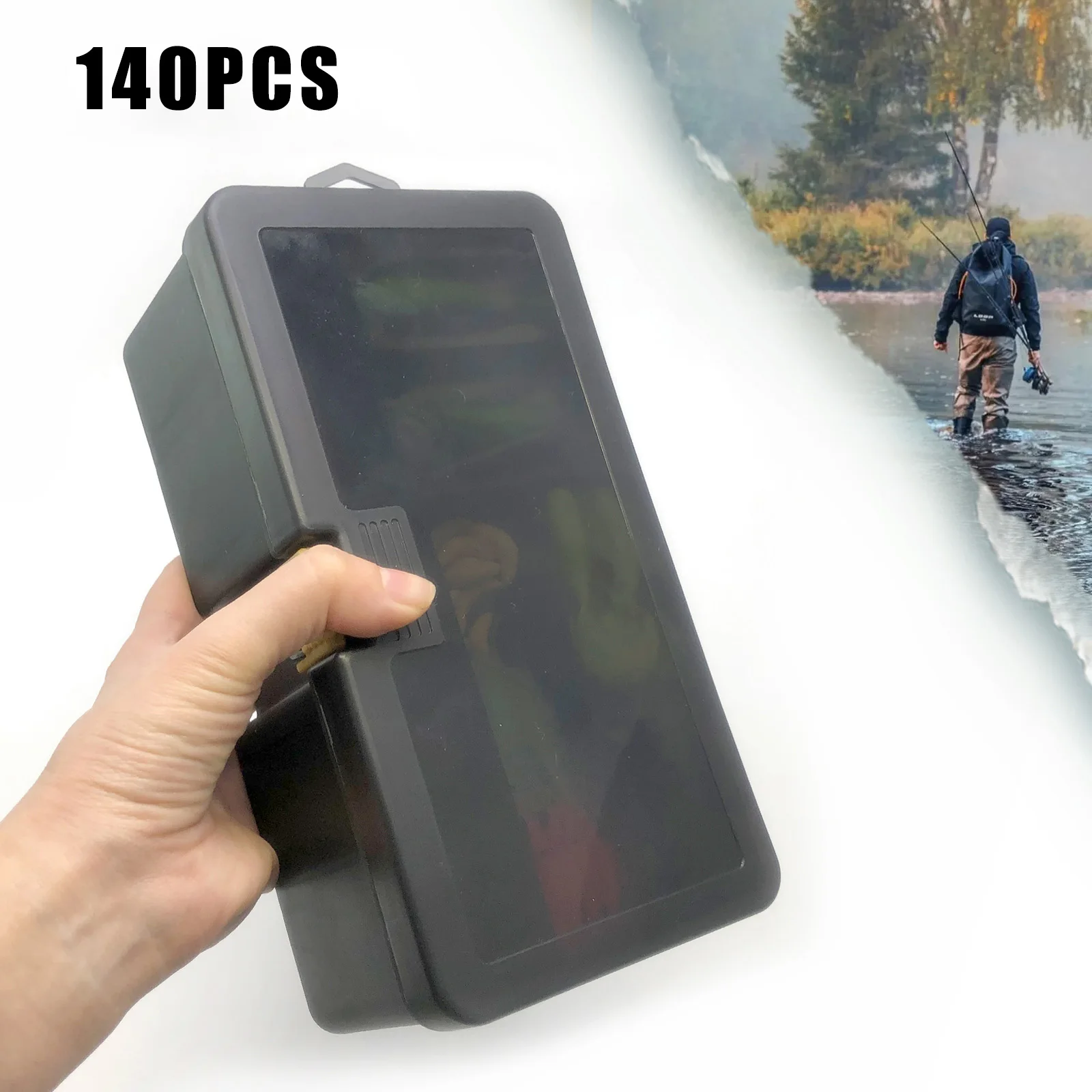 مجموعة طُعم صيد السمك 140/369 قطعة، بما في ذلك السحر الصلب الناعم، وتركيبات معدنية، وصندوق وأدوات، ومناسبة لمياه البحر والطازجة #5