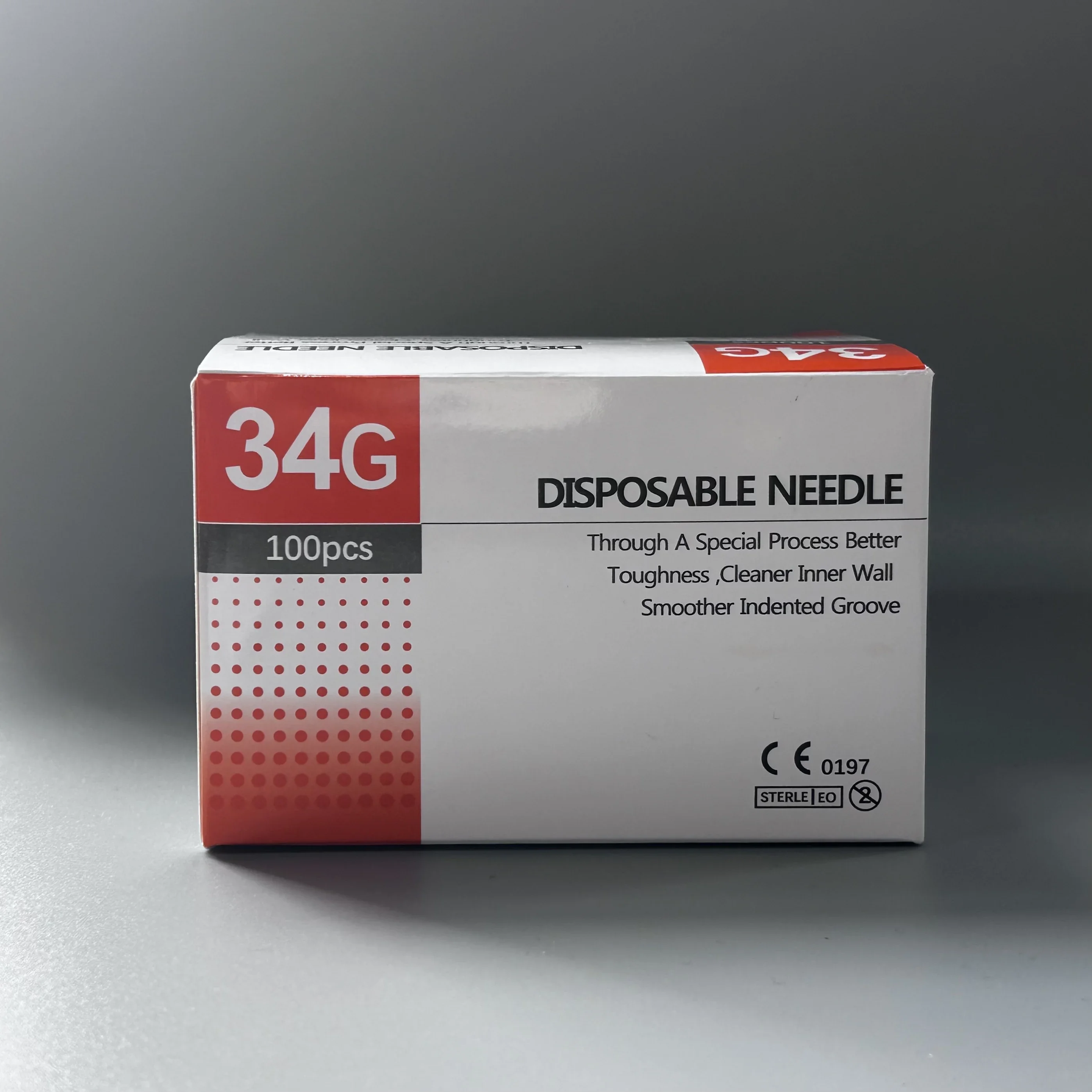 10/20/50/100PCS 34G 32G 18G 25G 27G 30G Superfine Small Painless needle 4mm 13mm 25mm 38mm ultrafine Teeth Eyelid Tool Needles