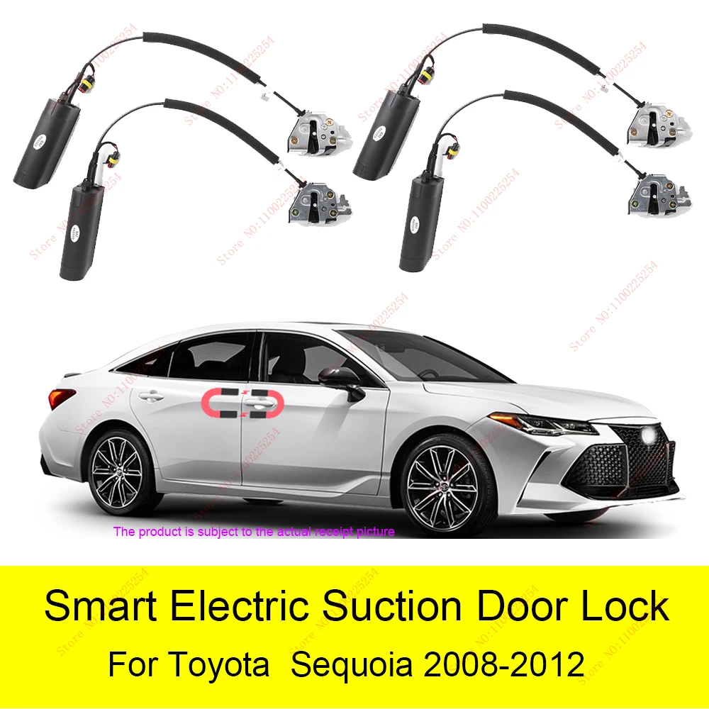 Smart Auto Electric Suction Door Lock for Toyota Camry Sequoia 2008-2021 Automatic Soft Close Super Silence Car Vehicle Door