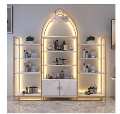 

Beauty salon display cabinet Cosmetics shelving