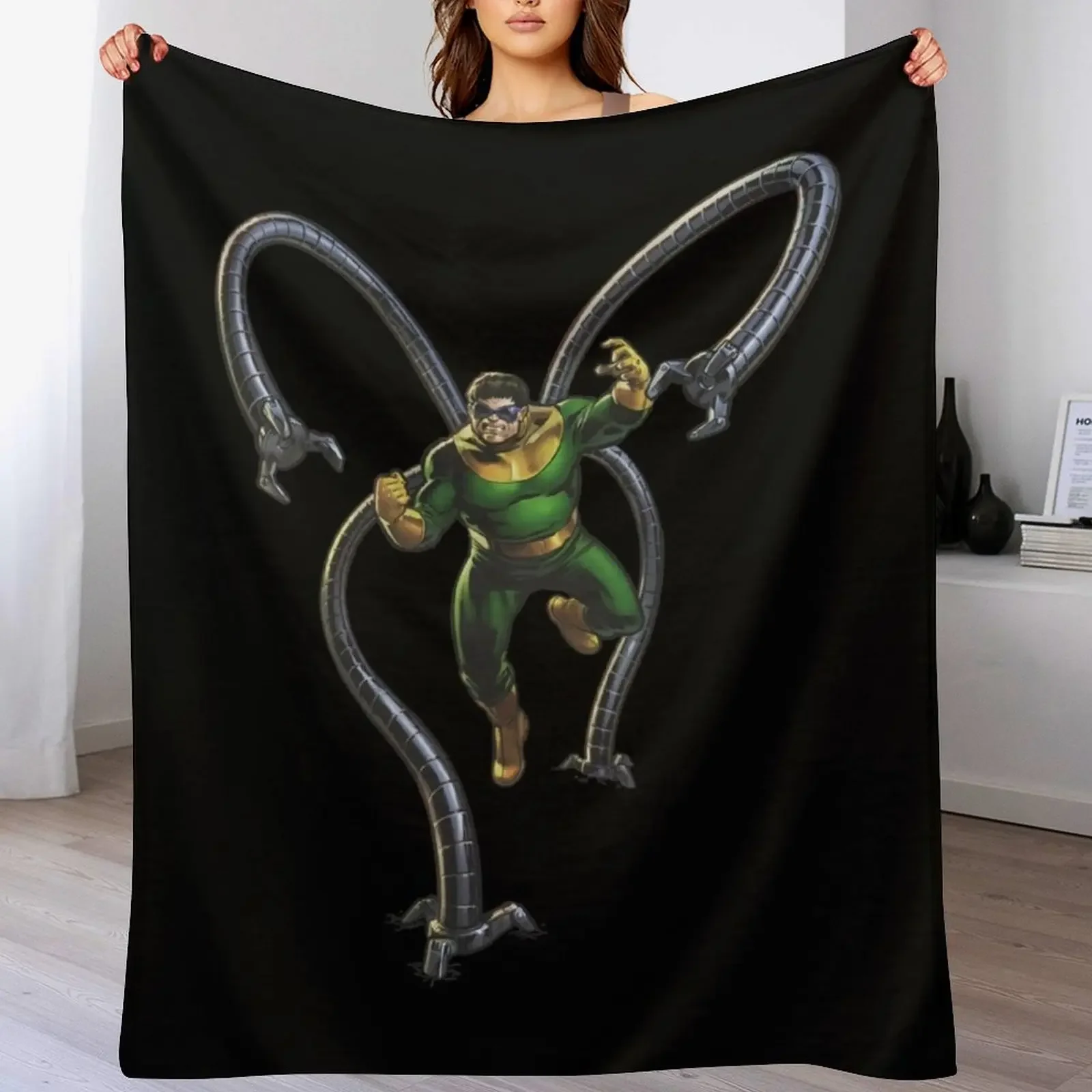 

Andukan Awak Doc Ock Dedi Waiki Maknyuse Throw Blanket Soft Plush Plaid Kid'S Blankets