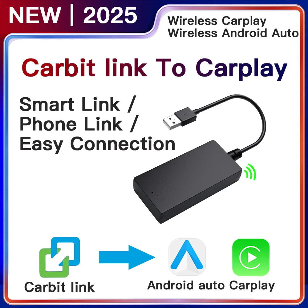 

Wired Carbit link Smartlink Phonelink Easy connect to Wireless CarPlay Android Auto adapter Baic Jetour Geely Chery Tiggo GAC