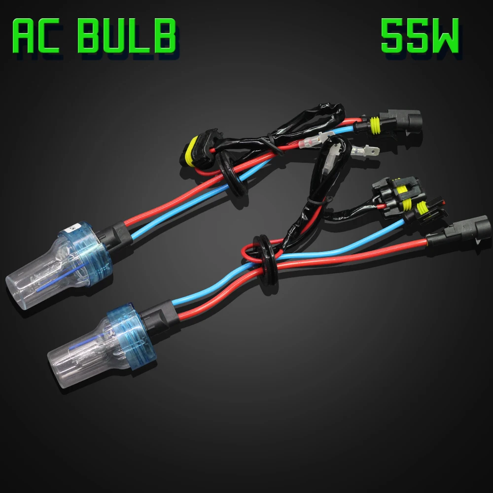 H7 H1 AC Xenon Bulb H3 9005 HB3 9006 HB4 9012 880 881 HID Xenon Lamp 55W 3000K 4300K 6000K 8000K 12V For Car Headlight Fog Light