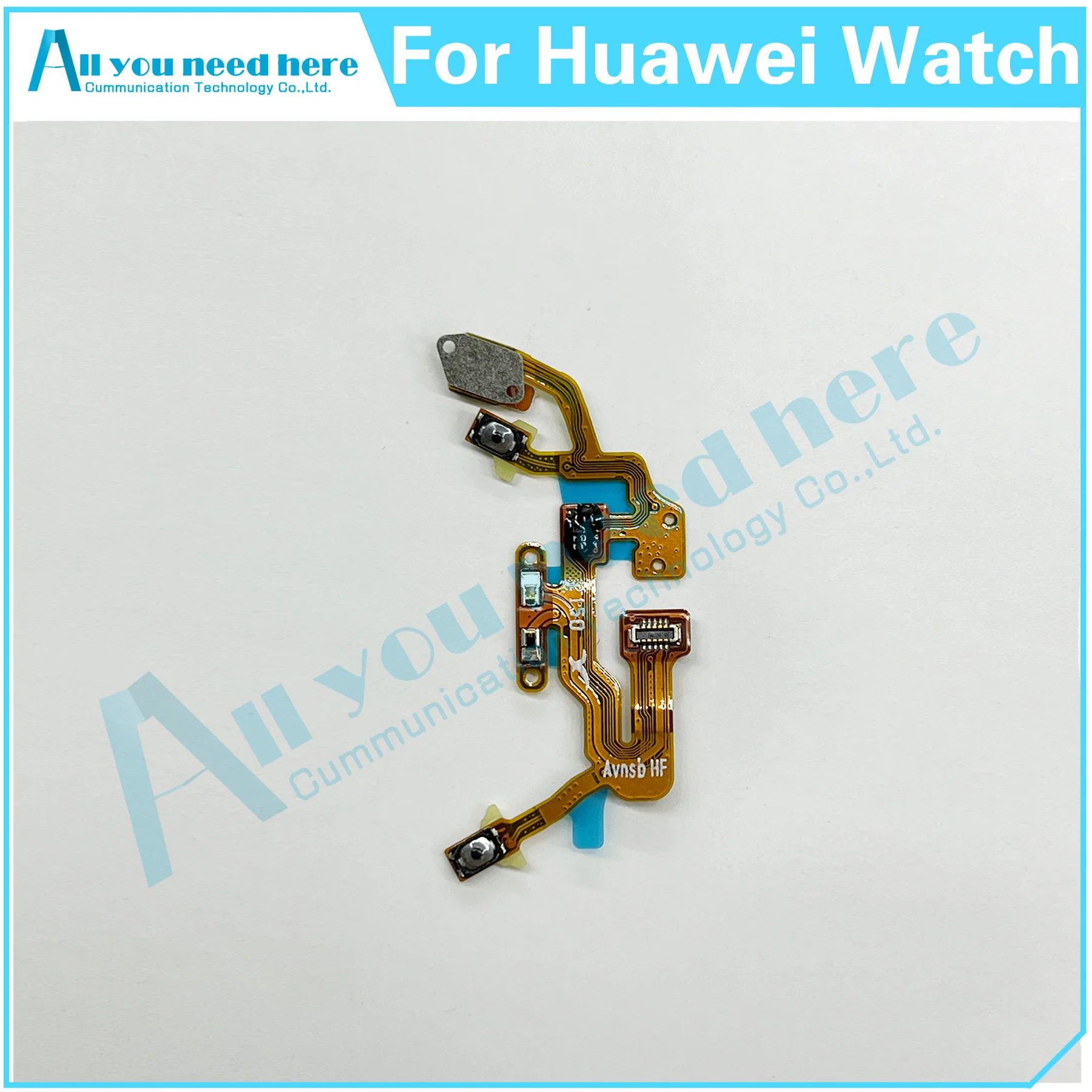 For Huawei Watch GT 3 Pro 46MM ODN-B19 GT3Pro Power On Off Key Return Button Flex Cable Repair Parts Replacement