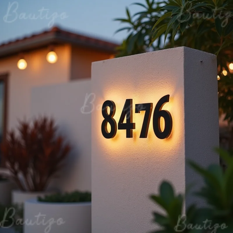 Custom Metal Backlit Letters Sign For Outdoor Business Storefront Waterproof Illuminated Light Up Advertising Signage Display