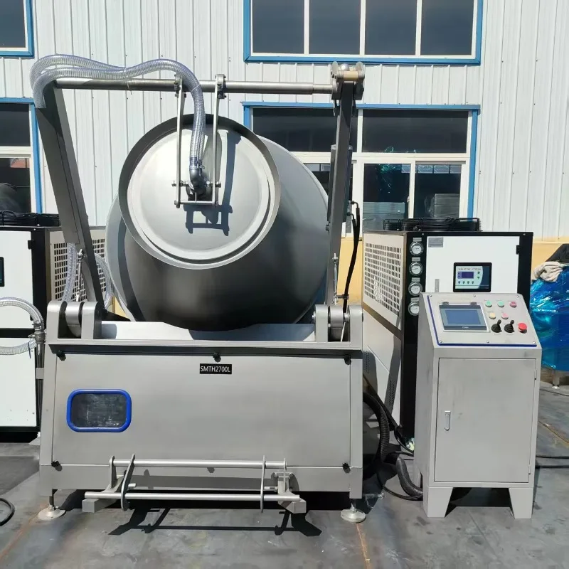 Industrial Automatic Meat Marinating Machine 50 2500L Vacuum Tumbler Motor Pump for Ham Bacon Chicken Beef Lamb Uniform