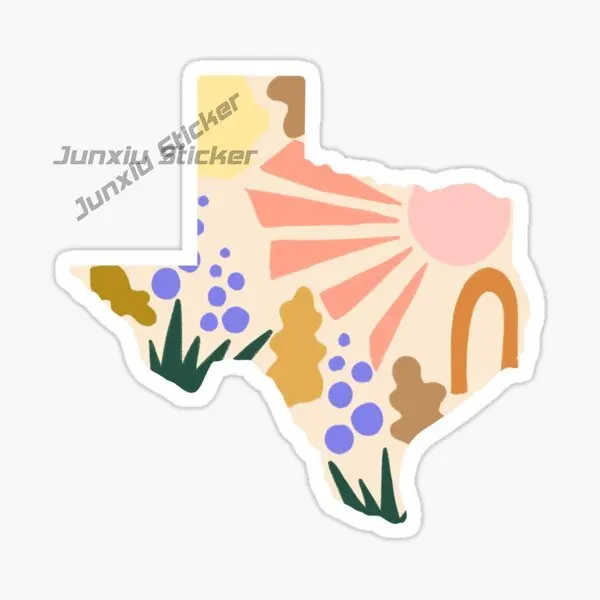 SAN ANTONIO South-central Texas Car Sticker Laptop Truck Vinyl Wall Bicycle Helmet Car Off-road Motorcycle Boat Decal