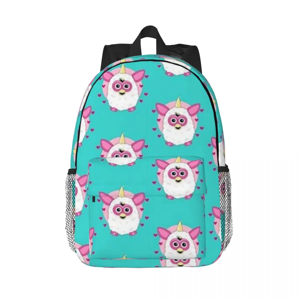 

90s Furby Unicorn ｠Backpacks Teenager Bookbag Students School Bag Travel Rucksack Shoulder Bag