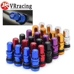 4pcs / set Universal Motorcycle Car Wheel Tubeless Tire Valve Air Caps for Tire Valve Stem Aluminum Metal Air Valve Stem VR-WR11