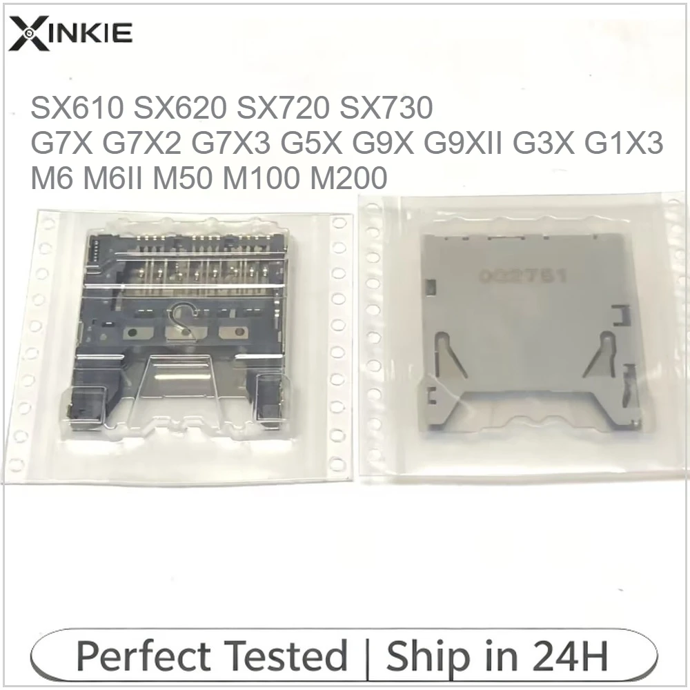 SD Card Reader Holder Memory Socket for Canon SX610 SX620 SX720 SX730 G7X G7X2 G7X3 G5X G9X II G3X G1X3 M6 M6II M50 M100 Camera