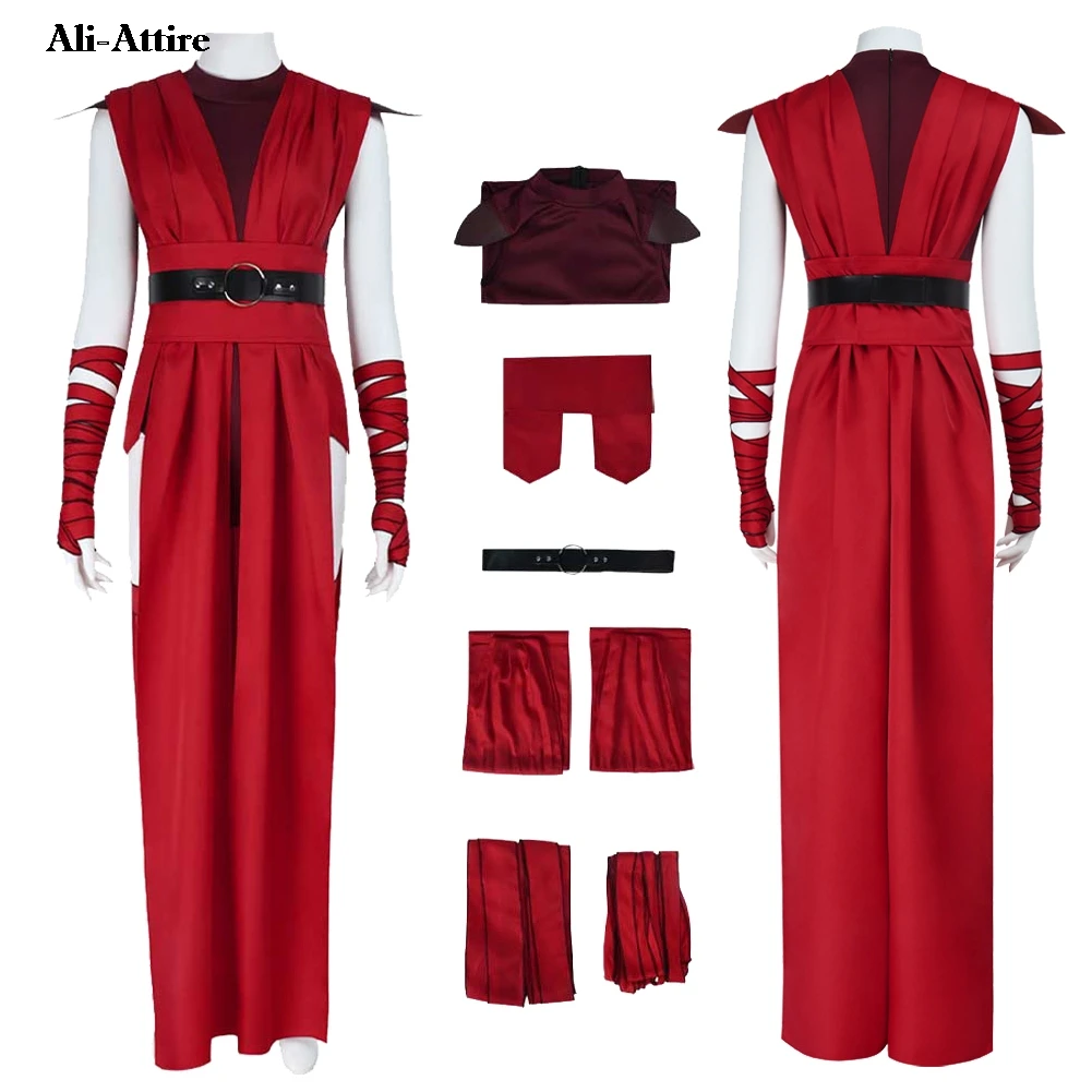 

Movie Space Battle Cosplay Nightsisters Jumpsuit Clothes Party Disguise Women Roleplay Halloween Costume Carnival Outfits Suit