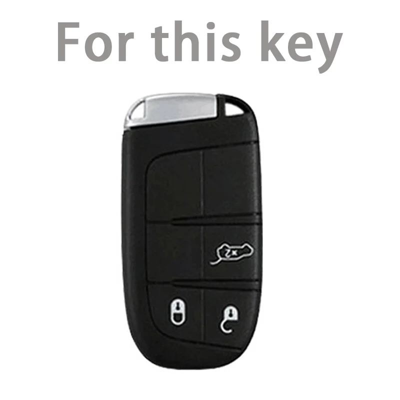 TPU Car Remote Key Cover Case Shell For Jeep Commander Grand WK2 KL BU MP For Dodge Chrysler 200 300C Protection Accessories