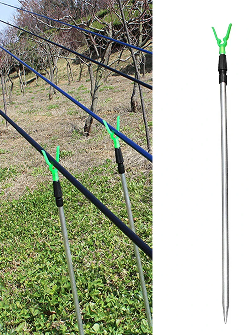 

Fishing Stand Telescopic Fishing Bankstick Extending Rod Rest Fishing Rod Bracket For Winter Fishing Tool Fish hook remover tool