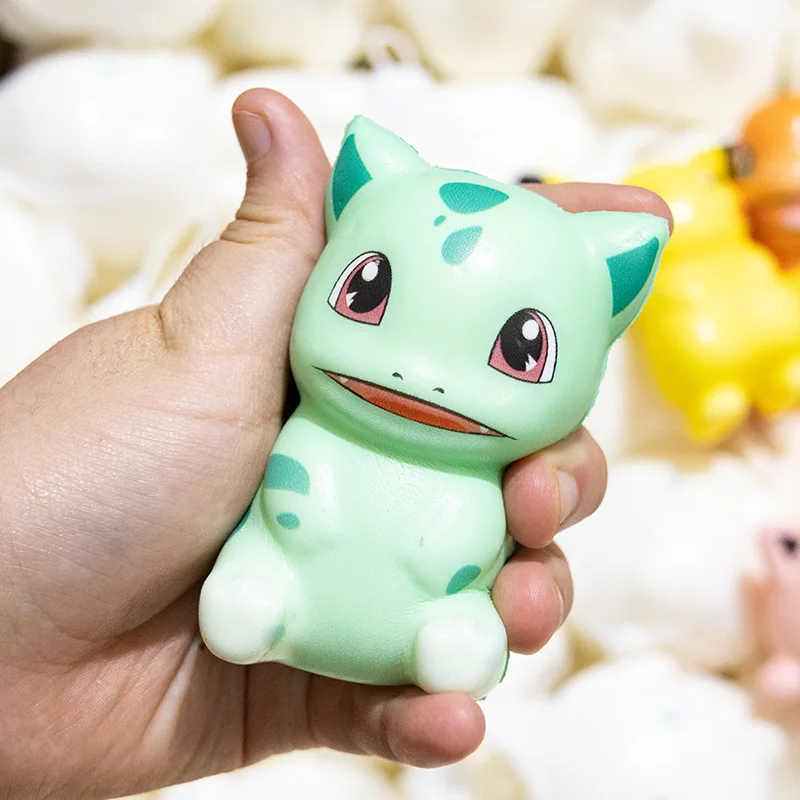 Zufällige 4 Stück Pokémon Charmander Squishy Figuren Niedliche Cartoon-Stressabbau-Figuren Tragbares Büro-Unterhaltungs-Fidget-Spielzeug Mini-Geschenk – Detail 4