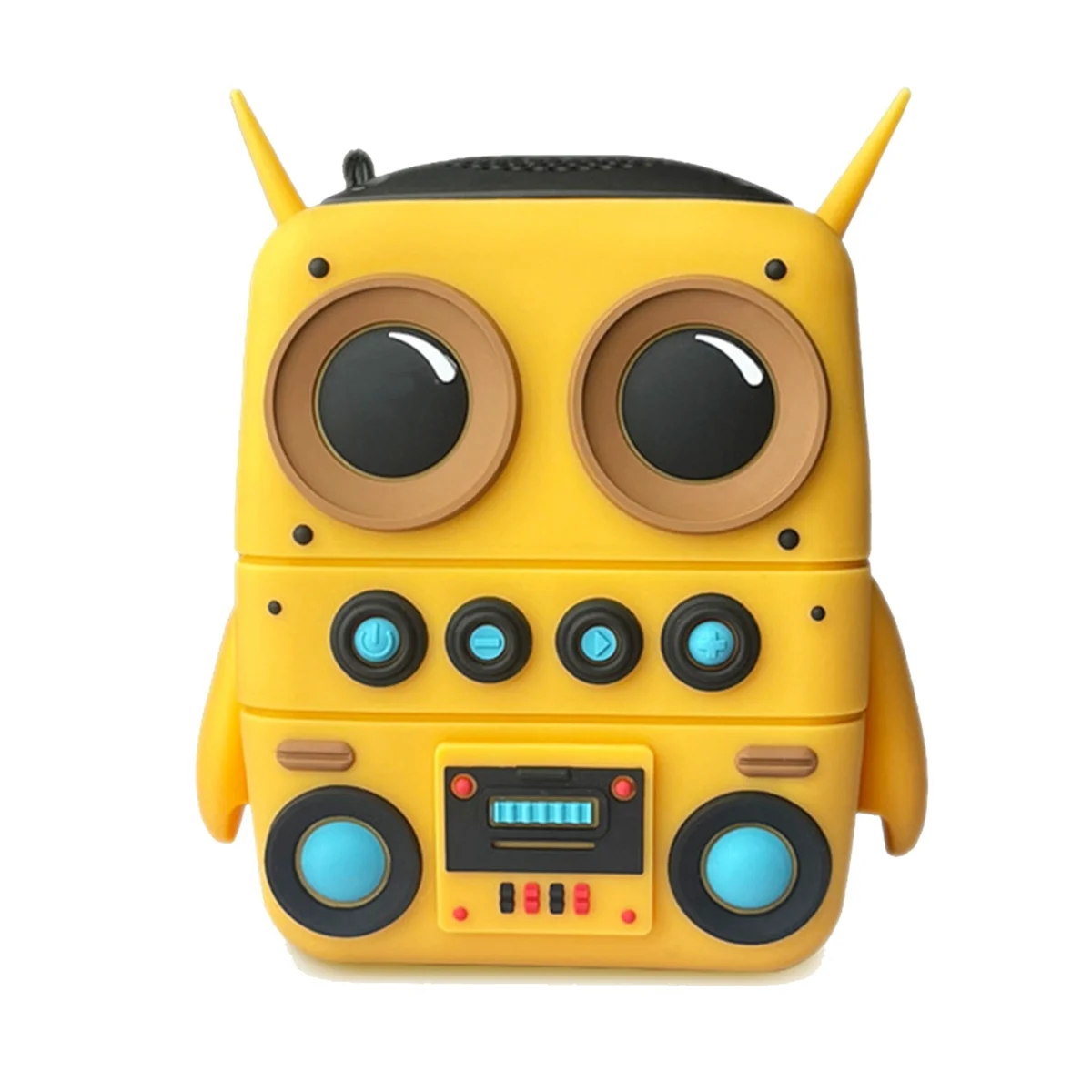 Robot Bluetooth Speaker Smart AI Audio Alarm Clock Waterproof Computer Speaker Smart Yellow Person Audio Outdoor Speaker