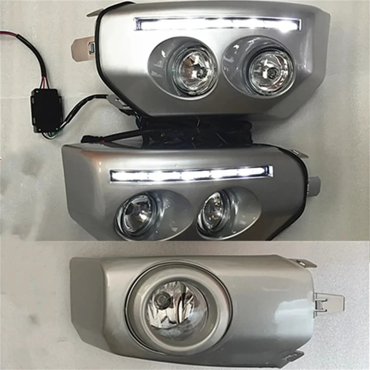 Fog Lamp Led DRL Daytime Running Lights for Toyota FJ CRUISER 2008-2020, wires and switch