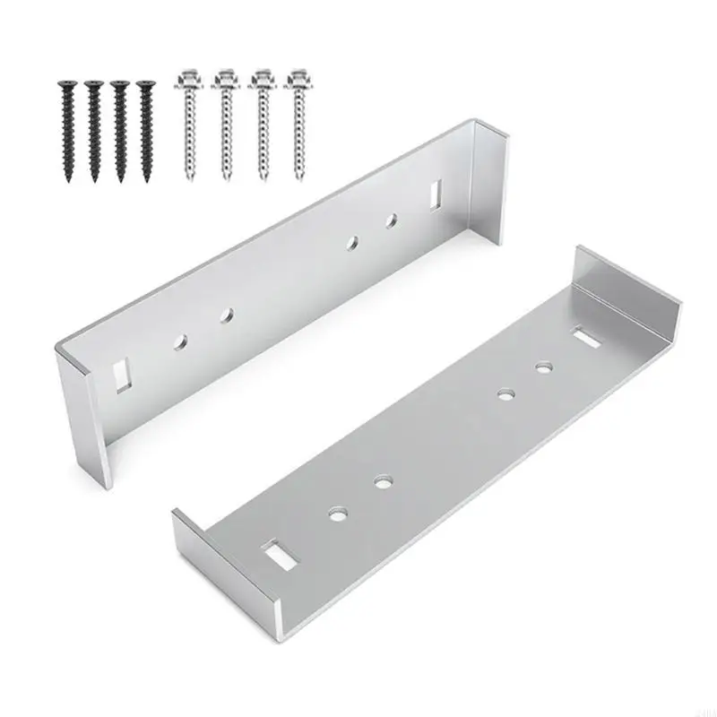 2Piece Aluminum Mailbox Support Holder Rack Stands, Heavy Duty Designs Ensures Firm and Mailboxes Against Tilting