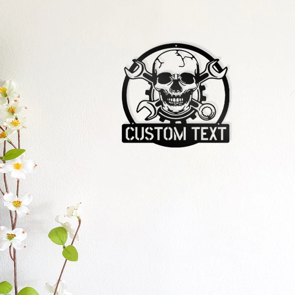 

1pc hot sale car tool Customized Name Tin Wall Signs Metal Wall Plaque For Kids Room Living Room Home Decor